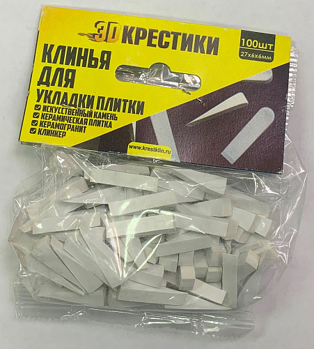 Система выравнивания плитки Beorol клин (100 шт) оптом - купить в Москве Цены и