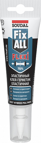 Клей-герметик SOUDAL Fix ALL FLEXI 125мл 134136 Клей-герметик SOUDAL Fix ALL FLEXI 125мл 134136