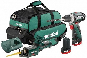 Шуруповерт + ножовка аккумуляторная Metabo Combo Set 2.4 10.8В (685056000)