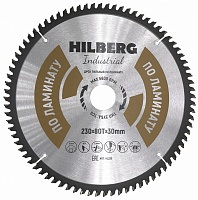 Диск пильный Hilberg ф230х30 z80 Industrial Ламинат