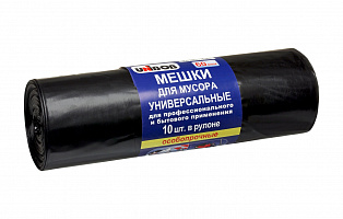 Мешки для листвы и мусора UNIBOB 90х130см 60мкм 220л 10шт 39485