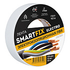 Изолента SmartFix 19мм*20м 150 мкм 7000В Белая SFE192B 427925