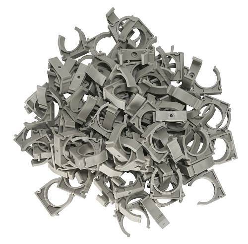 Крепление для трубы Энкор PP-R 40 мм серый 100 штук 424469