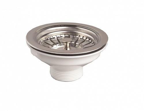 Выпуск для мойки Wirquin 1 1/2" 90 мм с хромированной решетки (30717335) Выпуск для мойки Wirquin 1 1/2" 90 мм с хромированной решетки (30717335)