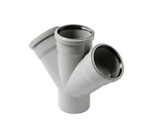 Крестовина VALFEX PP однопл ф 50/50/50х45° (1/100) 27105050
