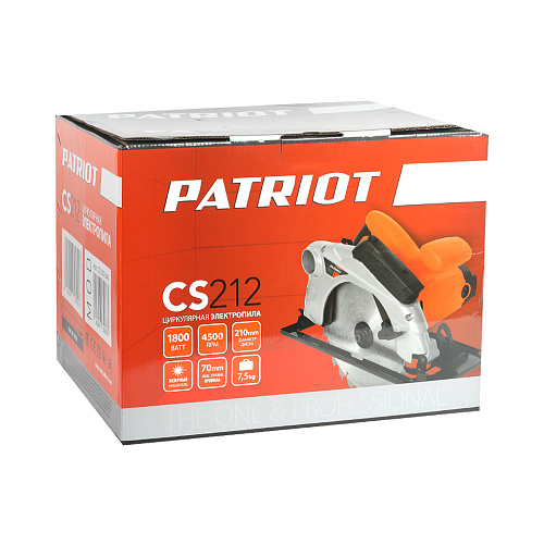 Пила дисковая PATRIOT CS 212 190301650