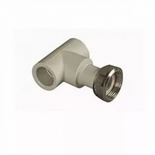 Тройник с накидной гайкой 25х3/4" (25/100) FD-plast 1122 Тройник с накидной гайкой 25х3/4" (25/100) FD-plast 1122