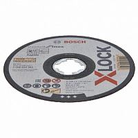 Круг отрезной Bosch ф125х1,0х22 для нержавеющих сталей St, X-LOCK  10шт 2 608 619 267