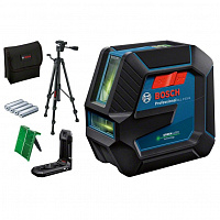 Нивелир лазерный Bosch GLL 2-15 G+LB10+BT150 - зеленый 0 601 063 W01