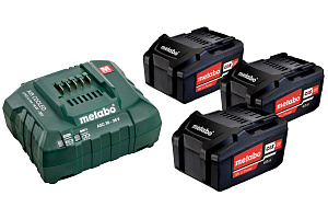 Аккумулятор Metabo 18 В Basic-Set 4.0 3x4,0Ah + ASC 30-36 685049000