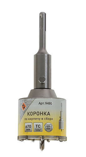 Коронка SDS + для кирпича в сборе 70x50 ТС Энкор 9480