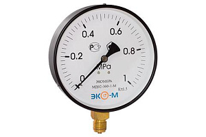 Манометр ЭКОМЕРА МД02-160мм 0-1 МПа М20*1,5 МД02-160-М-1МПа