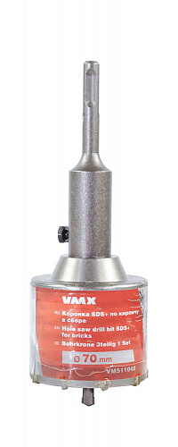 Коронка VMX SDS+ 70х50 ТС для кирпича в сборе VM511048 Коронка VMX SDS+ 70х50 ТС для кирпича в сборе VM511048
