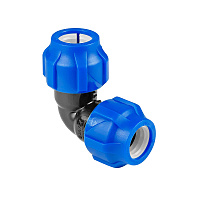 Отвод ПНД VALFEX 90° 90х90 (1/6) 121001219090