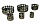 Набор коронок алмазных для керамо-гранита 9 предметов Энкор 9457