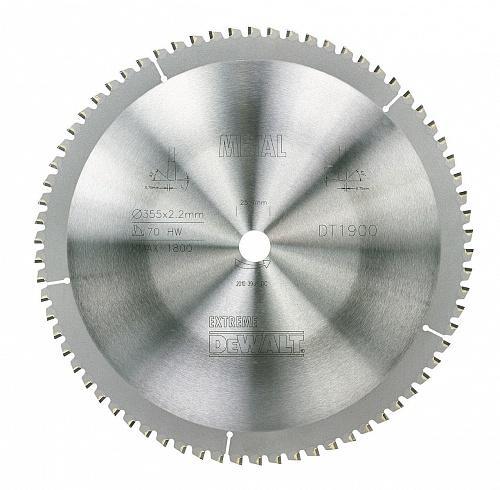 Диск пильный по металлу (355x25,4 z70) DeWalt DT1900 Диск пильный по металлу (355x25,4 z70) DeWalt DT1900