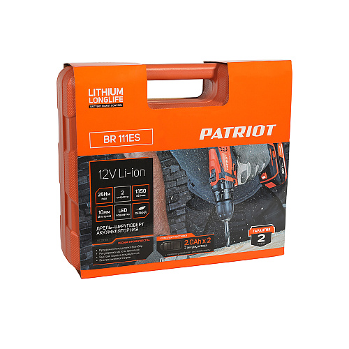Шуруповерт аккумуляторный PATRIOT THE ONE BR 111ES 180201411