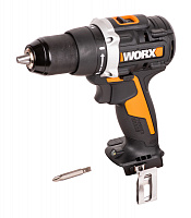 Шуруповерт аккумуляторный WORX WX102, 20В, Solo, коробка