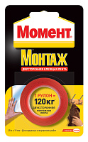 Лента клейкая монтаж двусторонняя Henkel 19ммх1,0 м 1306044