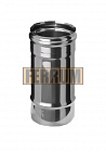 Труба-Дымоход (из нержавеющей стали 0,5 мм) ф120 х0,25м FeFLUES 30788