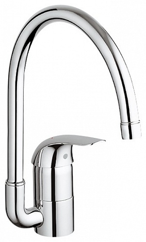 Смеситель "EUROECO" для мойки высокий излив Grohe 32752000 Смеситель "EUROECO" для мойки высокий излив Grohe 32752000