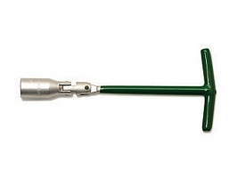 Ключ свечной 21х500 карданный с резиновой вставкой Дело Техники 547521