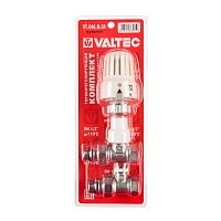 Комплект терморегулируюшего оборудования для радиатора, прямой, 1/2 Valtec VT.046.N.04
