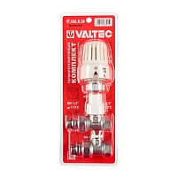 Комплект терморегулируюшего оборудования для радиатора, прямой, 1/2 Valtec VT.046.N.04