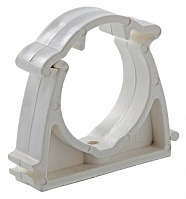 Крепление для трубы ф25 с фикс. Valtec (10 штук) белое VT.KP.F.025 Крепление для трубы ф25 с фикс. Valtec (10 штук) белое VT.KP.F.025