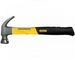 Молоток столярный 450гр с гвоздодером GRAPHITE STANLEY 1-51-505