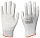 Перчатки белые полиэфир обливка полиуретан, водоотталкивающие XL/10 MASTER COLOR (30-4019)