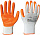 Перчатки белые, полиэстер с обливкой из нитрила (кислото-щелочно стойкие) MASTER COLOR (30-4009)