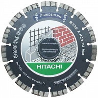 Диск алмазный отрезной универсальный THUNDERLINE (230 х 22.2 мм) для УШМ Hitachi HTC-773047