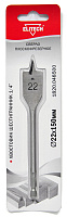 Сверло для дерева Elitech 22х150 перовое HEX1/4" 1820.048500