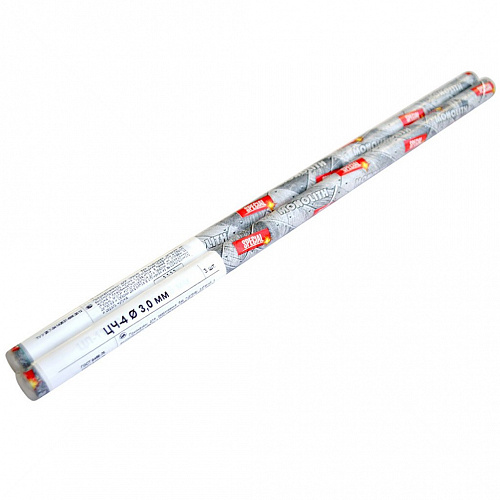 Электроды сварочные PLASMATEC ЦЧ-4 NiFe ф3,2 (тубус 3 шт.) Электроды сварочные PLASMATEC ЦЧ-4 NiFe ф3,2 (тубус 3 шт.)