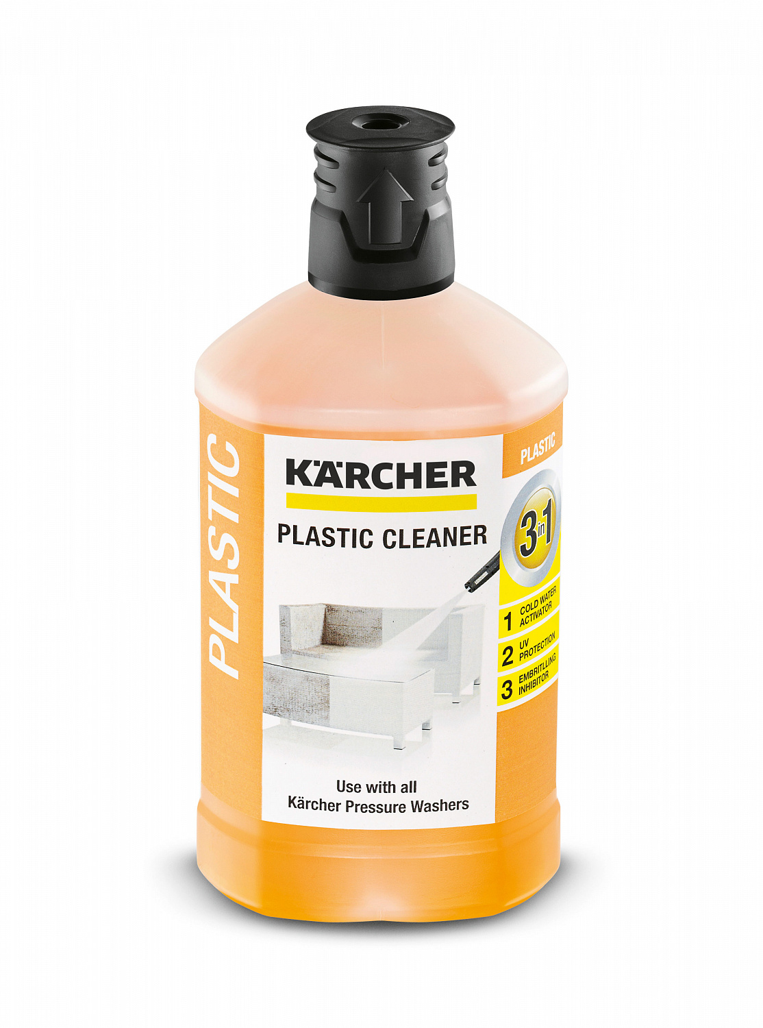 Средство для чистки пластмассы Karcher RM 613 3 в 1 (1л) 6.295-758