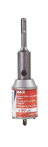 Коронка VMX SDS+ 50х50 ТС для кирпича в сборе VM511043 Коронка VMX SDS+ 50х50 ТС для кирпича в сборе VM511043