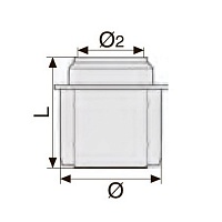 Переход PP 50х40мм COMFORT Sinikon 513001.K