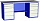 Верстак 2-тумбы 3 ящика+3 ящика оцинкованный стол+ перфорация с кронштейном ГК Регион СВ-2Т.01.05