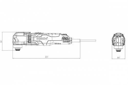 Резак Metabo MT 400 Quick, QIS, Starlock 601406000