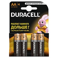Батарейка AA Duracell LR6-4BL Basic 4шт 81480360