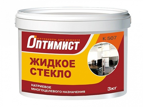 Жид.стекло К507 натриевое 3кг Жид.стекло К507 натриевое 3кг