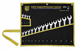 Набор ключей комбинированных 17 предметов BERGER BG1145