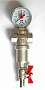 Фильтр самоочищаемый со сливом и манометром 3/4" Valtec VT.389.N.05