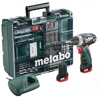 Шуруповерт аккумуляторный Metabo PowerMaxx BS Basic Set 600080880 