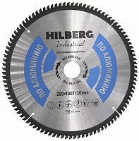 Диск пильный Hilberg ф250х30 z100 Industrial Алюминий