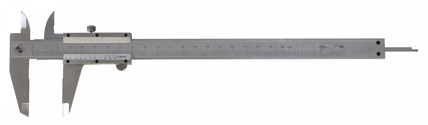 Штангенциркуль Энкор с глубинометром 0-200 мм / 0,05 мм 10746
