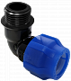 Отвод ПНД VALFEX 90° 25 х 1/2" НР (30/120) 1210012425012