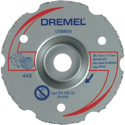 Круг DREMELR DSM20 для резки заподлицо Круг DREMELR DSM20 для резки заподлицо