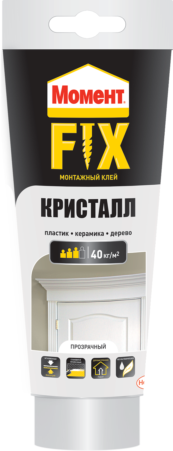 Клей монтажный Henkel FIX Кристалл 185г 1202262